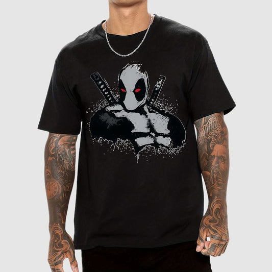 Merc In A Grey X Suit Geek T-Shirt