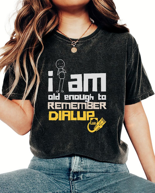 Dialup Internet Vintage Distressed T-shirt