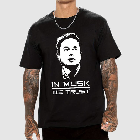 We Trust Geek Rocket Space Force Mars Moon Alien Science Nerdy T-Shirt