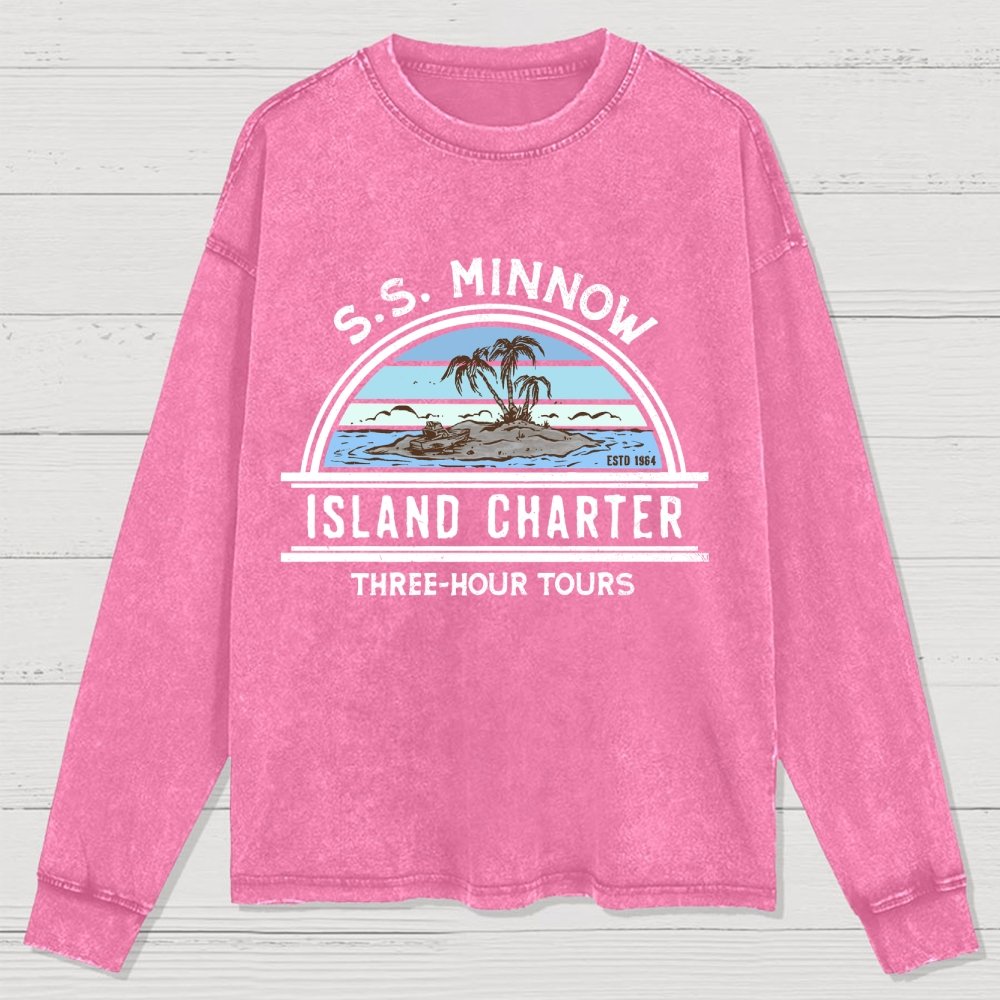 Tour 3 Hours Washed Long Sleeve Tee