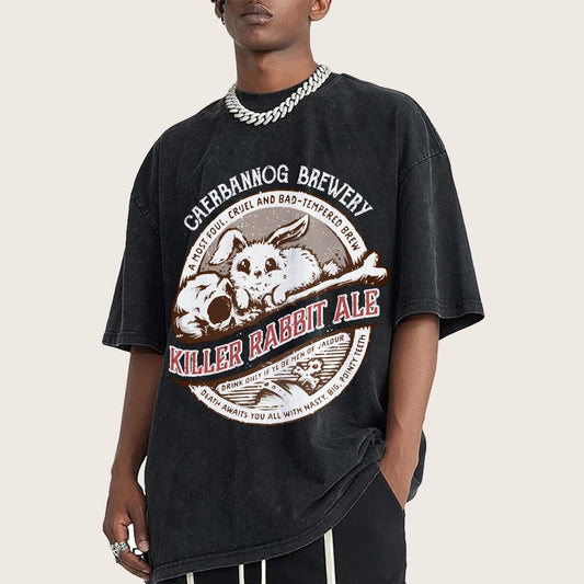 Killer Rabbit Ale Vintage Distressed T-shirt