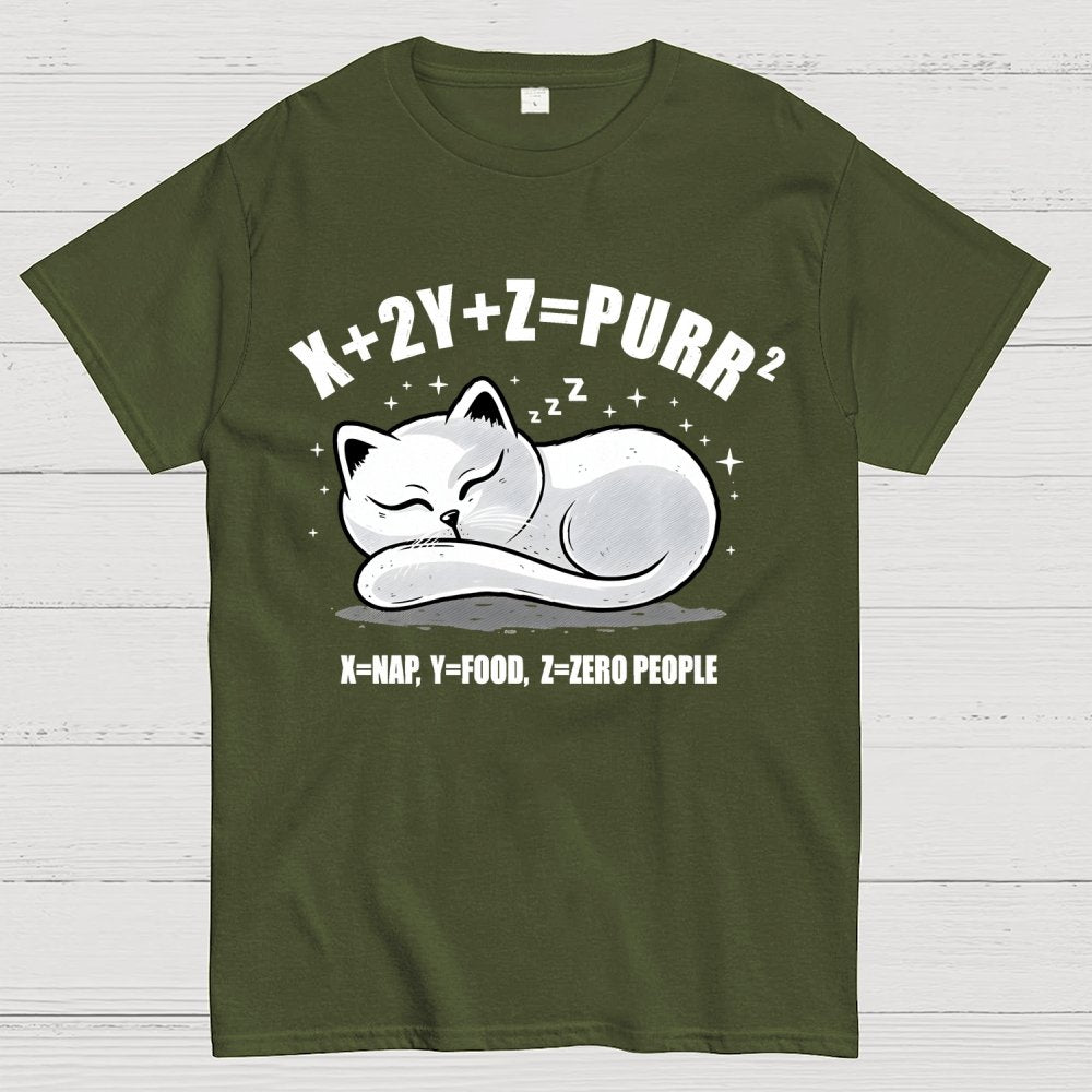 Purrfect Equation Geek T-Shirt