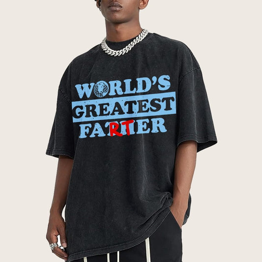 Father's Day Farter Vintage Distressed T-shirt