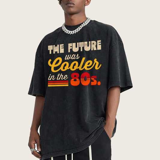 The Future Was Cooler In The Past Vintage Distressed T-shirt
