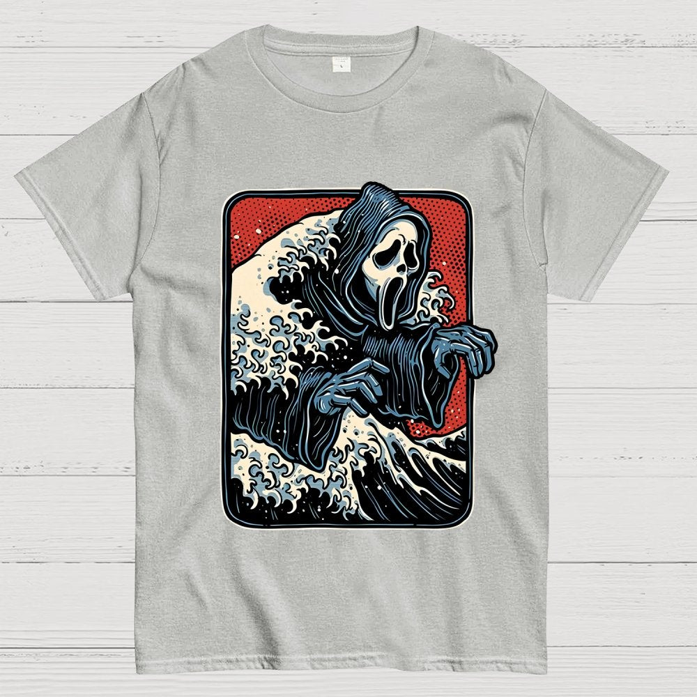 Ghost Wave Unisex Geek T-Shirt