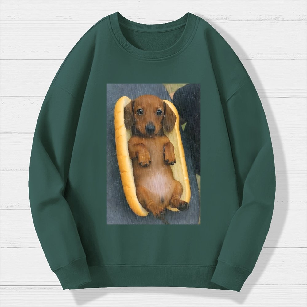 Real Hot Dog Geek Cotton Sweatshirt