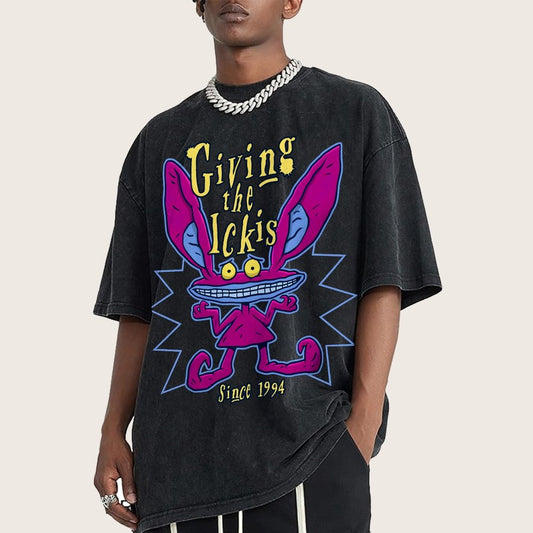 Giving The Ickis Vintage Distressed T-shirt