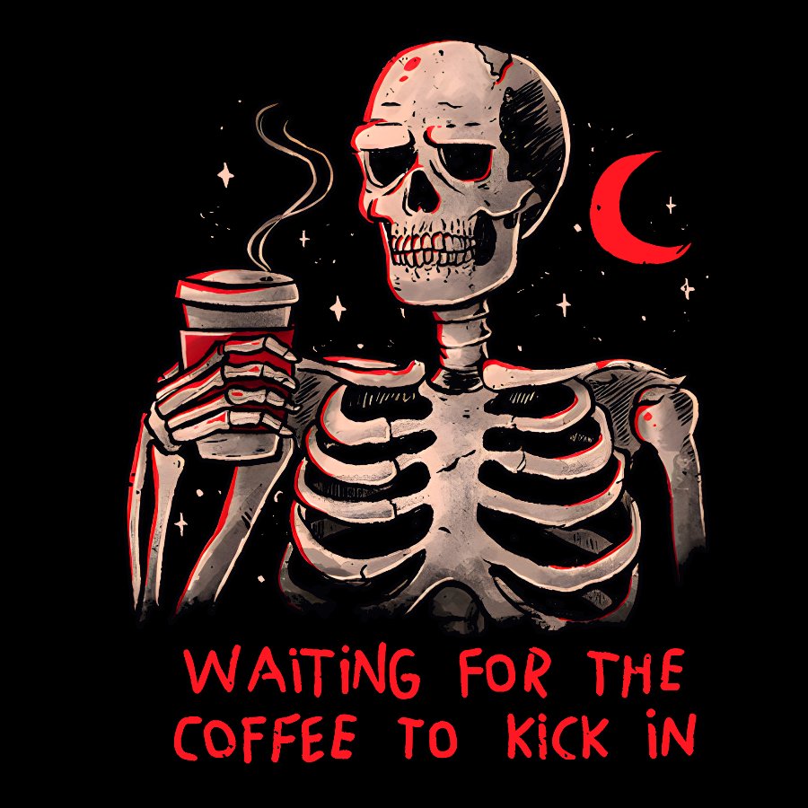 Coffee Keeps Me Alive Geek T-Shirt