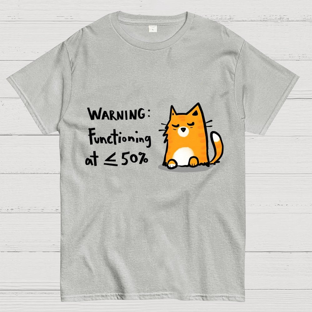 Functioning at Reduced Capacity Geek T-Shirt