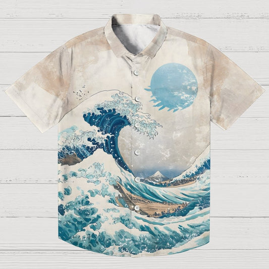 A Sea Salt Package Showcasing A Beautiful Ocean Geek Hawaiian Shirt