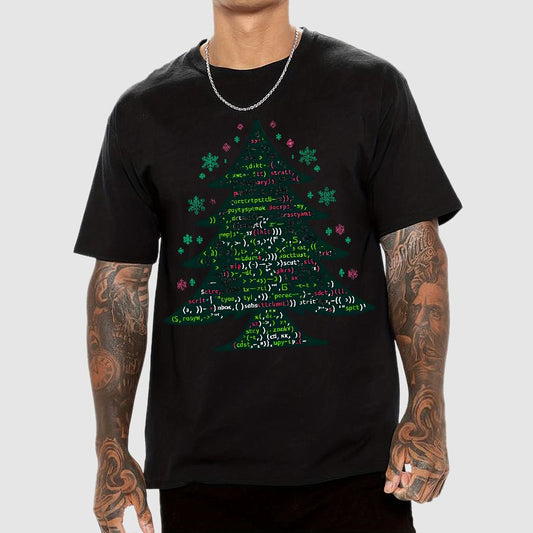 A Programmer's Christmas Tree Geek T-Shirt