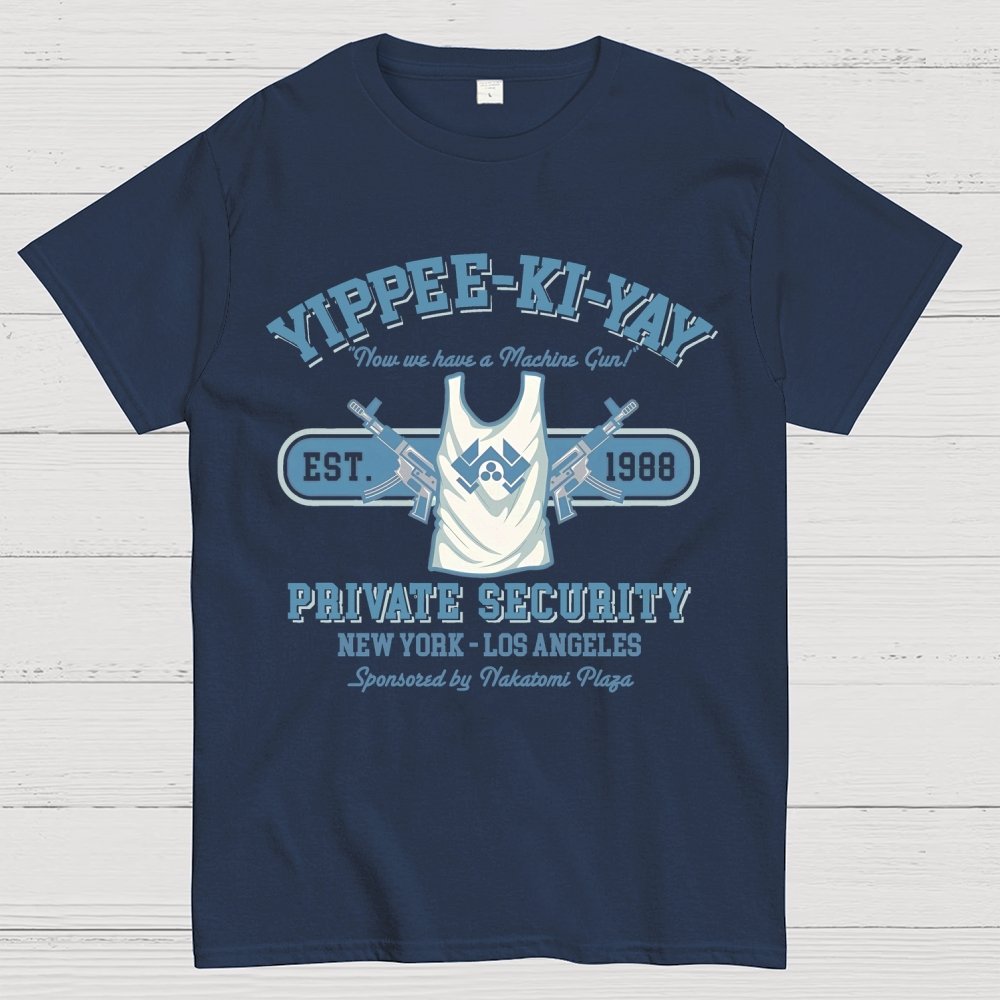 Yippee Ki Yay Security NY-LA Geek T-Shirt