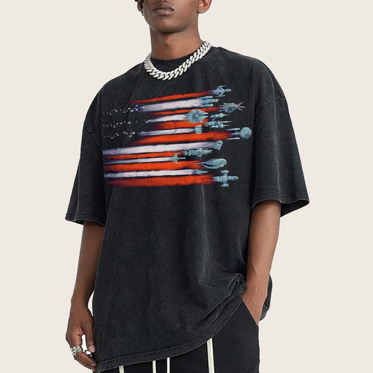 Vintage Sci-Flyers Vintage Distressed T-shirt