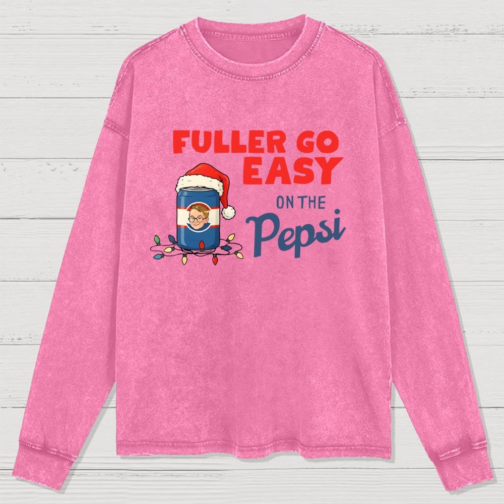 Fuller Go Easy On The Pepsi Christmas Washed Long Sleeve Tee