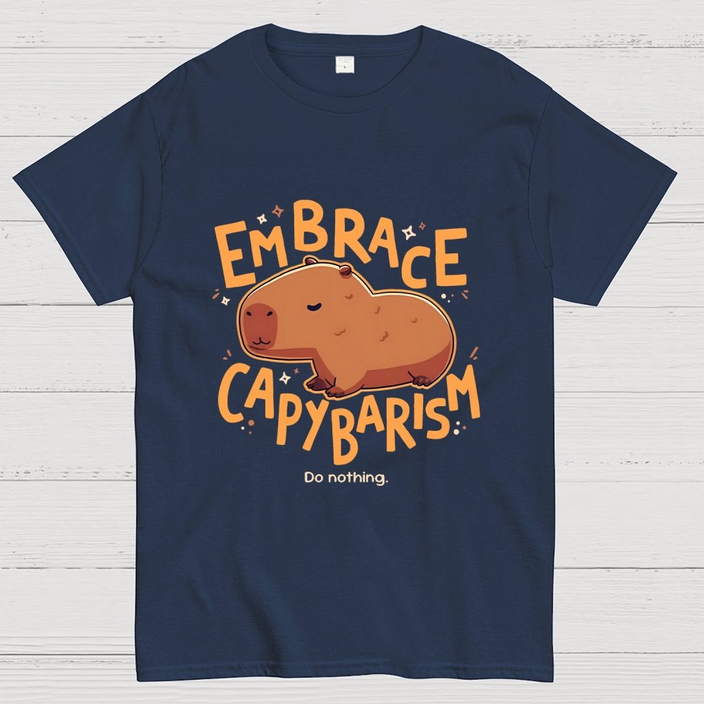 Capybarism Do nothing Geek T-Shirt