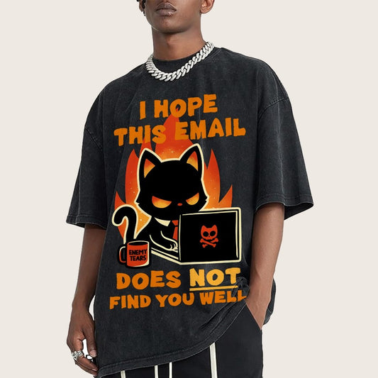 Fur-mal Wishes Vintage Distressed T-shirt