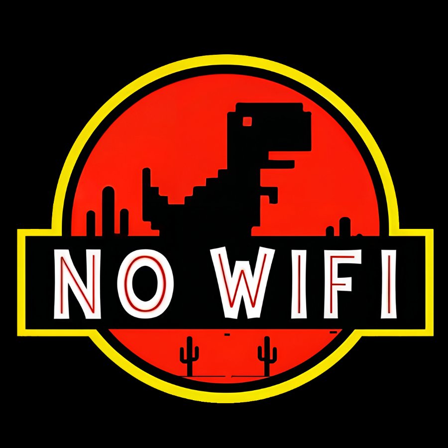 No Wifi!Geeky T-Shirt