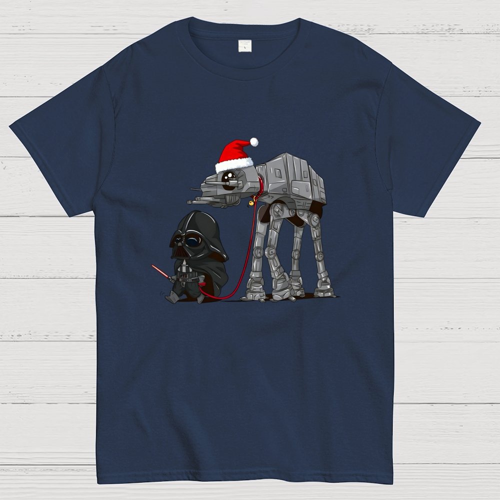 Walking the Futuristic Robot Dog Geek T-Shirt