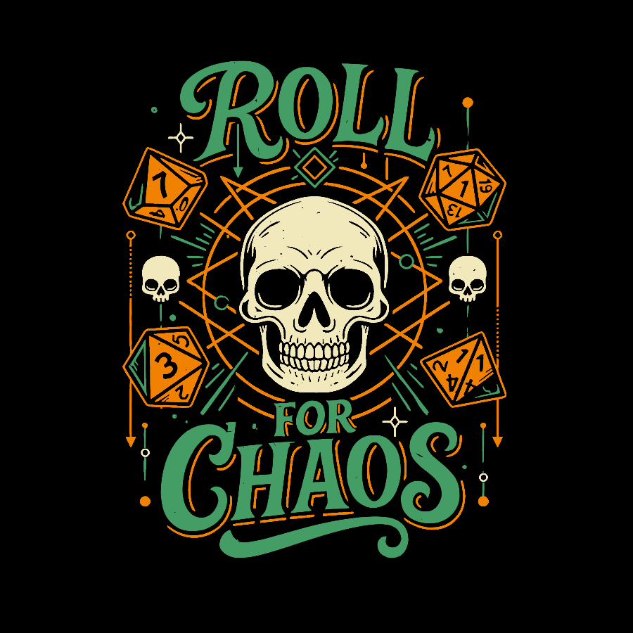 Roll For Chaos Geek T-Shirt