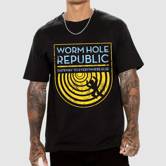 Worm Hole Republic Geek T-Shirt