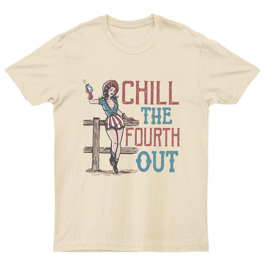 Chill The Fourth Out, 4th of July Nerdy T-Shirt