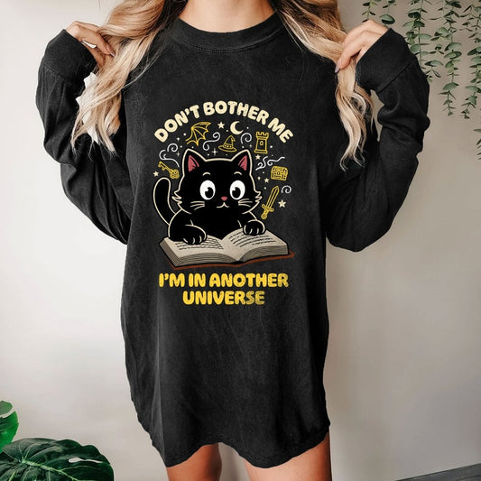 I'm In Another Universe Washed Long Sleeve Tee