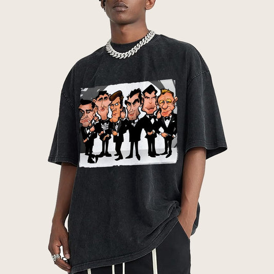 Six Faces One Spy Vintage Distressed T-shirt