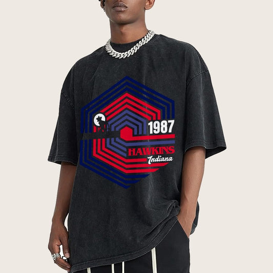 Stranger 87 Vintage Distressed T-shirt