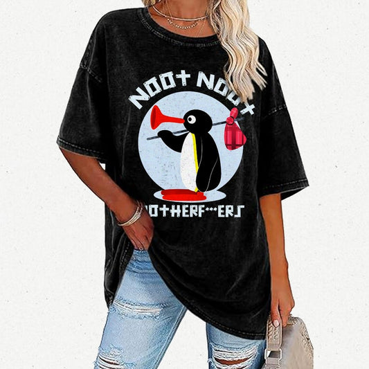 NOOT NOOT MOTHERF***ERS Vintage Distressed T-shirt