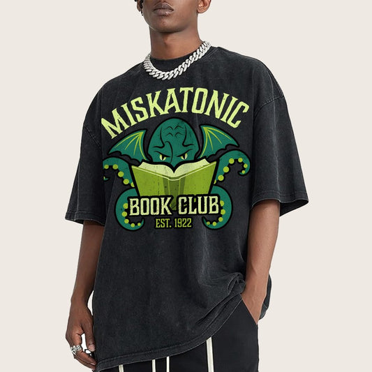 Mystic Book Club Vintage Distressed T-shirt