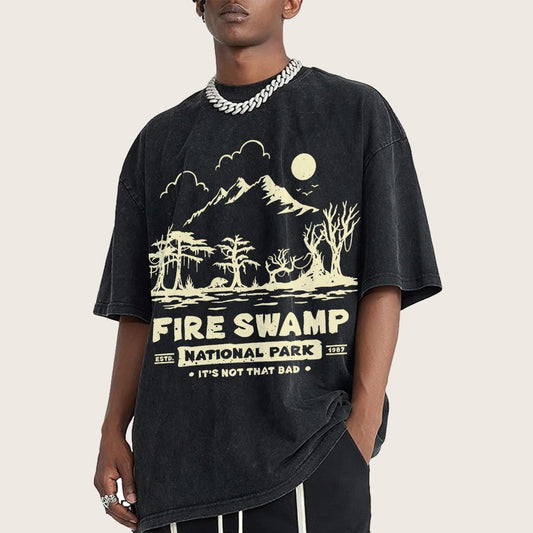 Flame Swamp National Park Vintage Distressed T-shirt