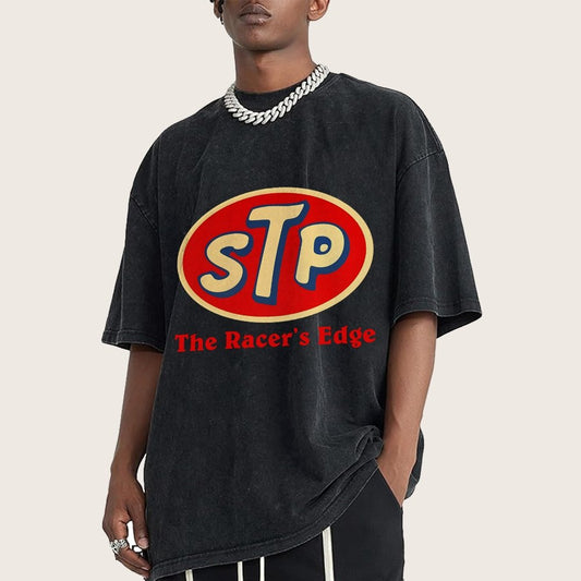 Retro Style - Stp The Racers Edge Vintage Distressed T-shirt