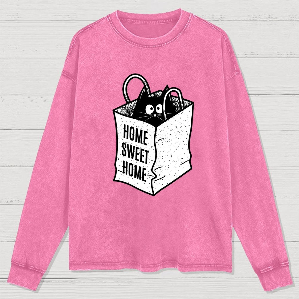 Home Sweet Home Washed Long Sleeve Tee