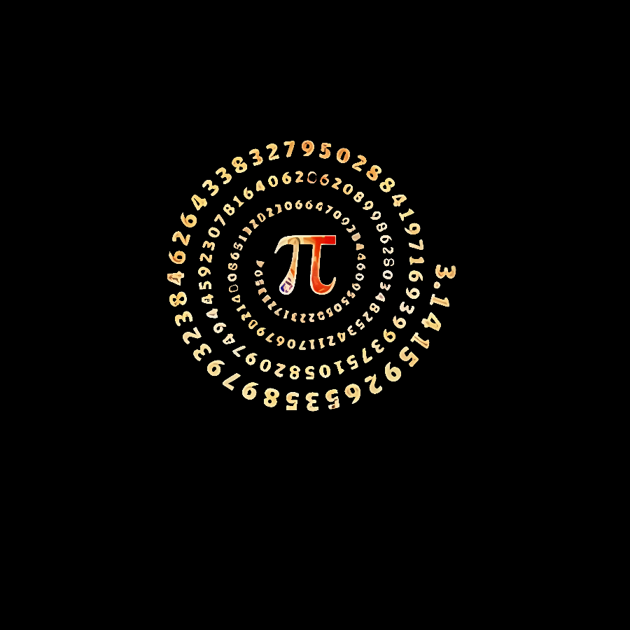Pi Spiral Geek T-Shirt