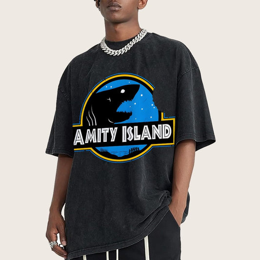 Seaside Town Vintage Distressed T-shirt