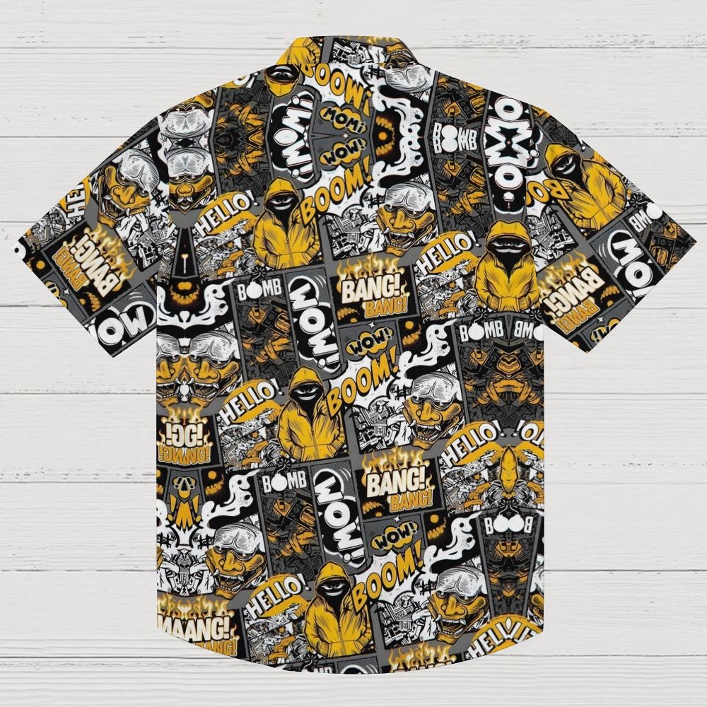 Hello! Hacker Art Print Geek Hawaiian Shirt