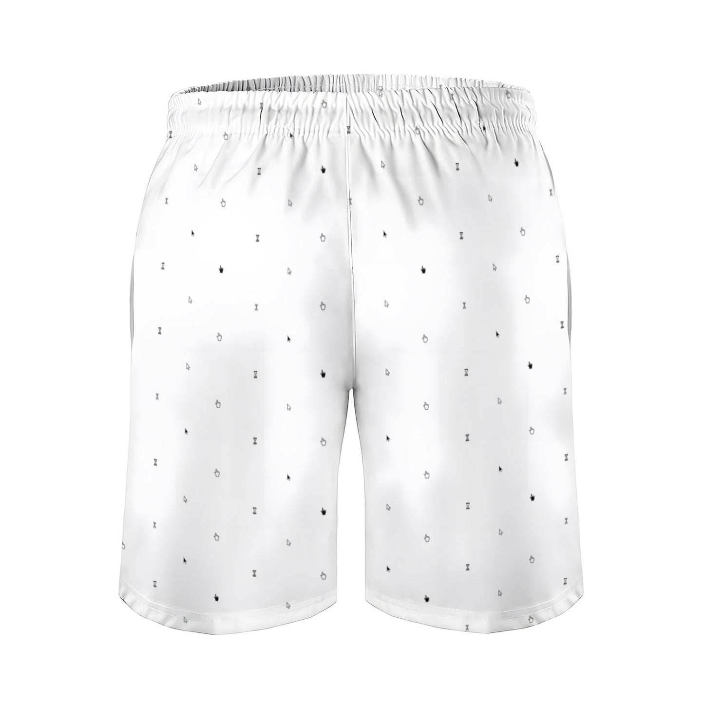 Mouse White Geek Shorts