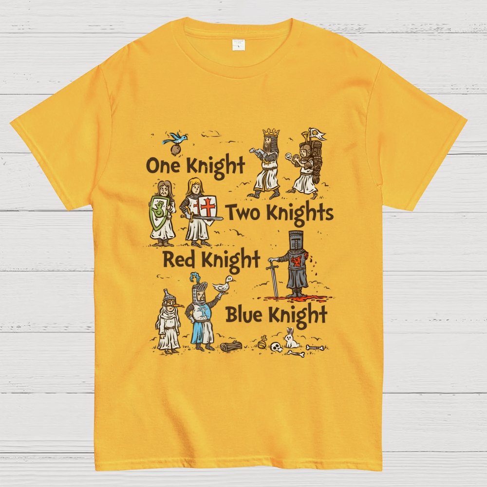 Red Knight, Blue Knight Unisex Geek T-Shirt