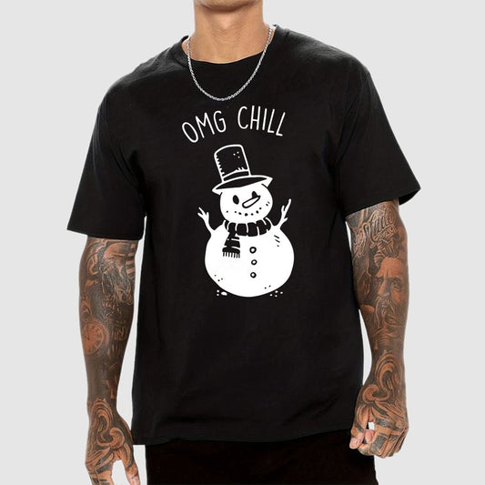 OMG Chill Christmas Geek T-Shirt