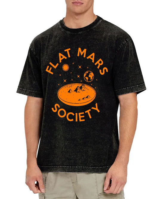 Flat Mars Vintage Distressed T-shirt