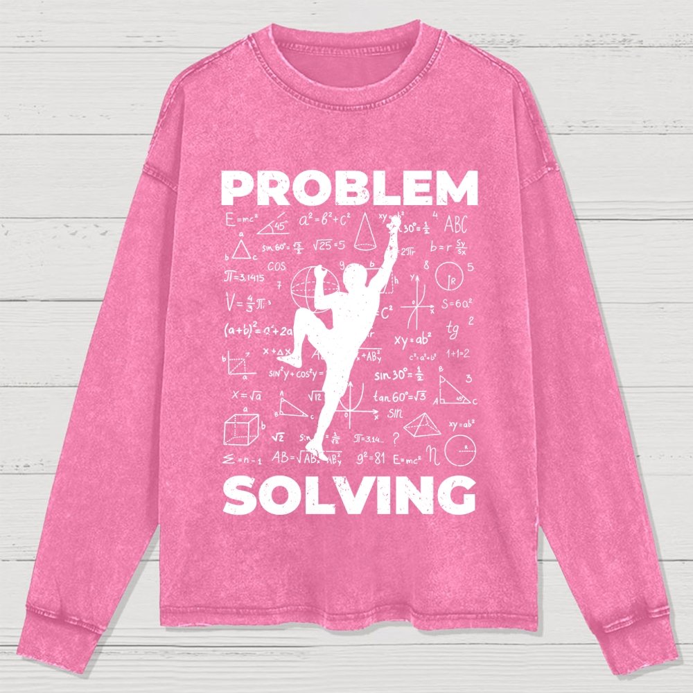 PROBLEM SOLVING Washed Long Sleeve Tee