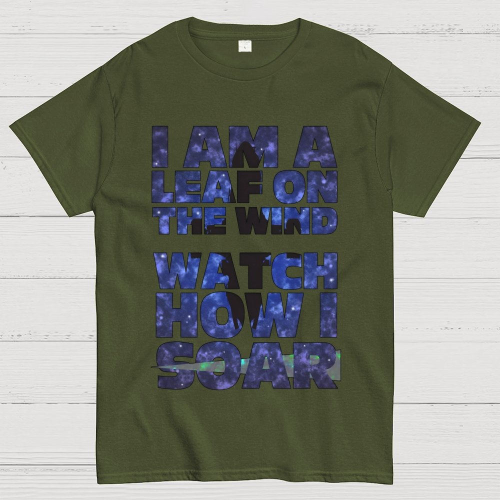 Leaf on the Wind Unisex Geek T-Shirt
