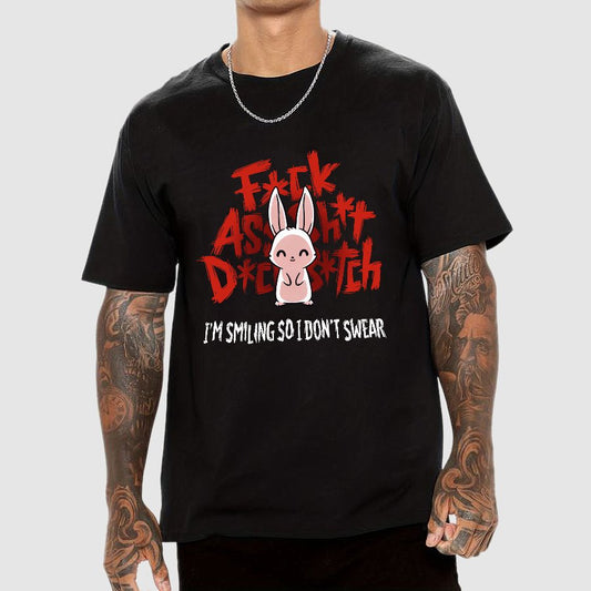 I‘m Smiling So I Don't Swear Geek T-Shirt