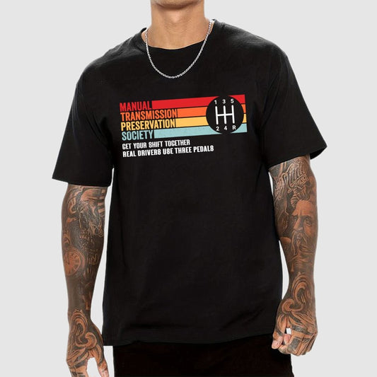 The Manual Transmission Preservation Society Geek T-Shirt