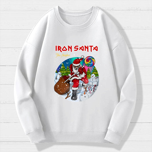 Iron Santa Geek Cotton Sweatshirt