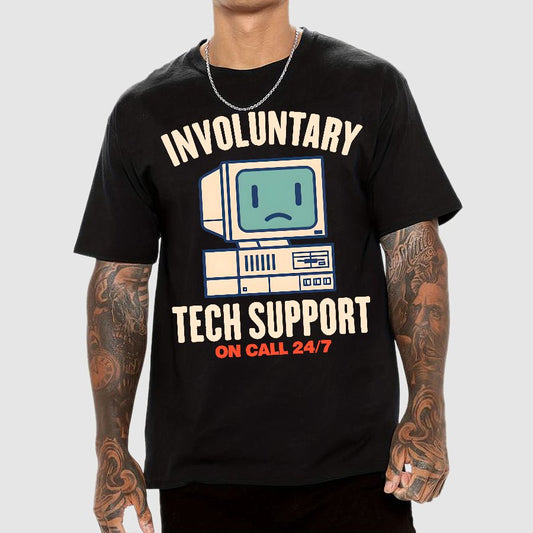 Involuntary Tech Support Geek T-Shirt