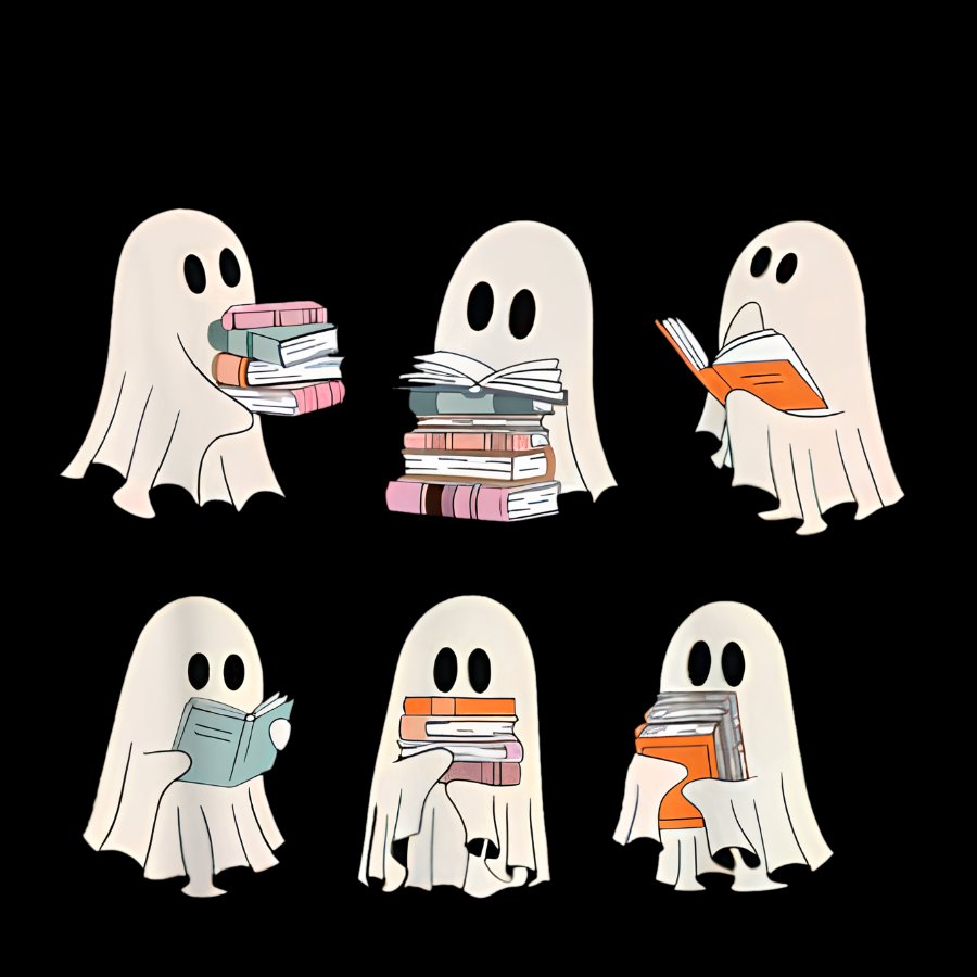 Cute Boo Ghost Read More Books, Funny Halloween T-Shirt