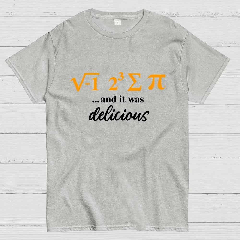 I Ate Some Pie And It Was Delicious 3.14 Pi Day Geek T-Shirt