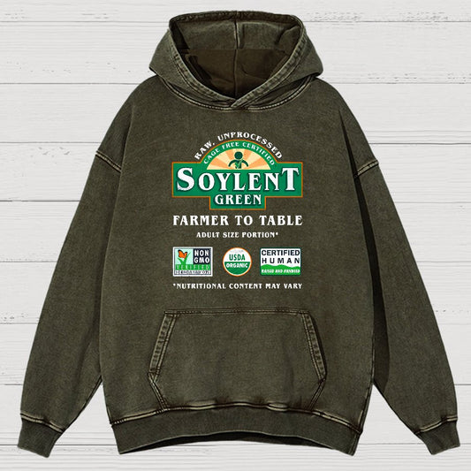 Farmer to Table Vintage Distressed Hoodie