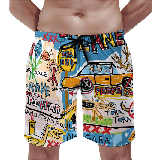 Vintage Graffiti Geek Shorts